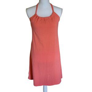 Prana Dress Women's Medium Coral Ora Ge Sleeveless Stretchy Outdoor Hiking Beach